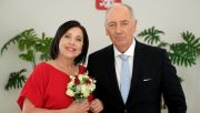 Państwo młodzi: Iwona i Jerzy. Fot. Marta Gostkiewicz/ MTL Maxfilm