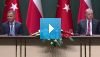 Spotkanie prezydentów Polski i Turcji z przedstawicielami mediów