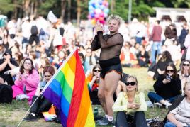 Uczestnicy parady LGBTIQ, fot. BNS/Greta Skaraitienė