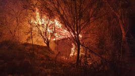 An emergency call came in just after midnight. Photo: Municipal Headquarters of the State Fire Service in Lublin via Facebook