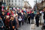 Przemarsz i wiec w obronie szkół mniejszości narodowych w Wilnie [fotogaleria], fot. TVP Wilno/Bartek Urbanowicz