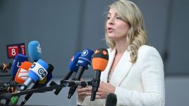 Canadian Foreign Minister Mélanie Joly. Photo by Dursun Aydemir/Anadolu via Getty Images