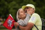 Symboliczna podróż: Wiktor Radajew dobiegł do Wilna w dniu koronacji Mendoga [fotogaleria], fot. Karina Mieczkowska