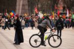 Solidarność i pamięć: Marsz młodzieży w dniu 16 lutego [fotogaleria], fot. TVP Wilno/Karina Mieczkowska