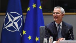 Sekretarz Generalny NATO Jens Stoltenberg (fot. JOHN THYS/Dostawca: PAP/EPA)
