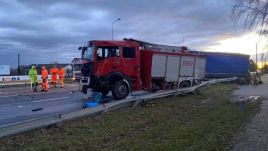 Na miejscu wypadku zginęło dwoje strażaków  (fot. źródło: remiza.com.pl)