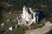 Aerial view of Mirów Castle Photo: Chemik12 via Wikimedia Commons 