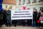 Przemarsz i wiec w obronie szkół mniejszości narodowych w Wilnie [fotogaleria], fot. TVP Wilno/Bartek Urbanowicz