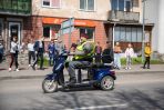 Z okazji Międzynarodowego Dnia Tańca w Niemenczynie odbył się FlashMob, fot. TVP Wilno/Eva Przychodska