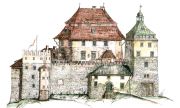  Now restored Korzkiew Castle stands proudly, reminding of its former glory. Visualization via zamek.com.pl 