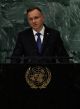 Prezydent Andrzej Duda uczestniczył w  77.  sesji Zgromadzenia Ogólnego ONZ (fot. PAP/EPA/Peter Foley)