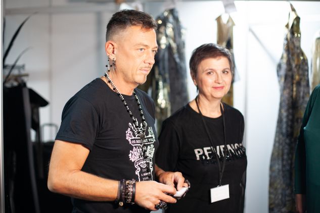 Fot. Ewa Kalinowska/ Projektanci haute couture, Backstage gali French Touch 2022