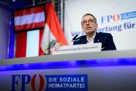 Herbert Kickl, leader of the far-right Freedom Party of Austria. Photo by Christian Bruna/Getty Images