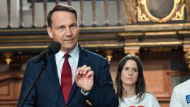 Polish Foreign Minister Radosław Sikorski. Photo: PAP/Andrzej Jackowski.