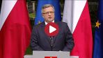 Prezydent Bronbisław Komorowski (fot. TVP Info)