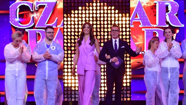 Izabella Krzan i Maciej Kurzajewski jak zwykle byli w świetnych nastrojach (fot. TVP)