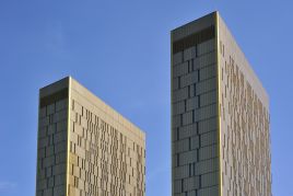 Office towers of the Court of Justice of the European Union, Kirchberg, Luxembourg. (Photo by: Arterra/Universal Images Group via Getty Images)