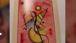 Kompozycja Kandinsky'ego sprzedana w Niemczech (fot. TVP Info/TVP Parlament)