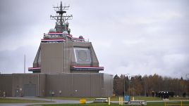 The base, part of a broader NATO missile shield, was opened on November 13. Photo: PAP/Adam Warżawa