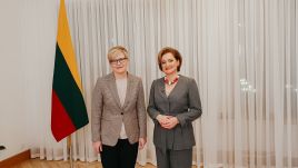 Świąteczne wydanie Studia Wilno - premier Republiki Litewskiej I. Šimonytė [fotogaleria]