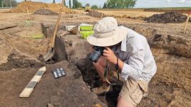 New Neolithic settlement in Dobřeň, Czech Republic discovered by researchers. Photo by: Daniel Pilař, The Institute of Archaeology of the CAS, Prague.