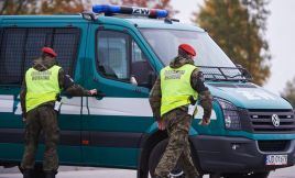 The discovery was made Wednesday afternoon by military police at an apartment block close to where the U.S. Army V Corps is based. (Photo: Adam Warżawa / PAP )