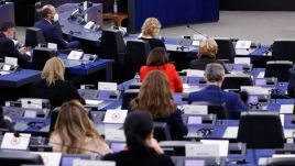 Parlament Europejski (fot. JULIEN WARNAND / POOL Dostawca: PAP/EPA)
