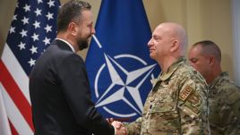 Poland’s defense minister Władysław Kosiniak-Kamysz (left) thinks U.S. president-elect Trump’s call for the members to increase it to 5% is "a necessity." Photo: PAP/Marcin Obara