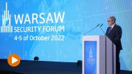 Szef Biura Bezpieczeństwa Narodowego Paweł Soloch podczas Warsaw Security Forum 2022 (fot. PAP/Paweł Supernak)