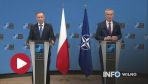 Spotkanie prezydenta Andrzeja Dudy z Jensem Stoltenbergiem w Brukseli