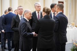 Baltic security is high on the agenda at the ongoing Helsinki conference. Photo by Steffen Kugler/Bundesregierung via Getty Images