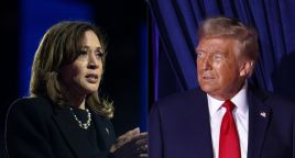 Opinion polls have put the two candidates, Vice President Kamala Harris, Democrat, and her Republican opponent, the former president Donald Trump, neck-and-neck. Photo: PAP/EPA