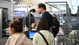 Immigration checkpoints at Shanghai Pudong International Airport. Photo: VCG/VCG/Getty Images.