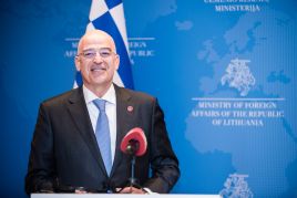 Landsbergis o decyzji Białorusi: To samonałożone sankcje, fot. BNS/Irmantas Gelūnas