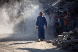 Konflikt między Izraelem a Hamasem, fot. Getty Images/Majdi Fathi/NurPhoto