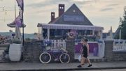 Tourist scene in Tihany, near lake Balaton in central Hungary. Photo by David Kennedy /TVP World