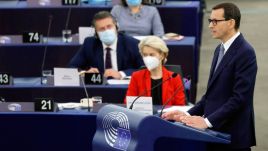 We wtorek w Parlamencie Europejskim odbywa się debata zainicjowana po wyroku polskiego Trybunału Konstytucyjnego (fot. PAP/EPA)