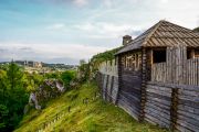 Visitors can now explore fortified ramparts, gate towers, and a chieftain’s hut. Photo via facebook 