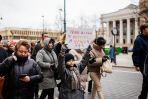 Przemarsz i wiec w obronie szkół mniejszości narodowych w Wilnie [fotogaleria], fot. TVP Wilno/Bartek Urbanowicz