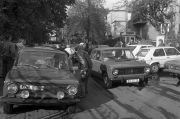 It is the sight of so many East German cars that many remember. Photo: PAP / Tadeusz Zagoździński 