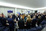 Senat przyjął uchwałę w 100. rocznicę pierwszego posiedzenia Senatu II RP  (fot. PAP/Leszek Szymański)