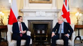 Premier Morawiecki spotkał się z szefem brytyjskiego rządu (fot. KPRM/Krystian Maj)