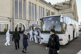 Ukraina w piątek całkowicie zamknie ruch pasażerski przez granicę, fot. PAP / EPA - OLEG PETRASYUK