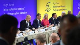 Celem międzynarodowej konferencji Darczyńców dla Ukrainy jest zebranie dodatkowych środków na wsparcie humanitarne dla tego kraju (fot. PAP/Rafał Guz)