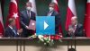 Ceremonia podpisania dokumentów w obecności prezydentów Polski i Turcji