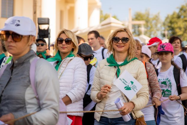 Podążając szlakiem świętego: XI Piesza Pielgrzymka na cześć Księdza Obrembskiego [fotogaleria], fot. TVP Wilno/Karina Mieczkowska