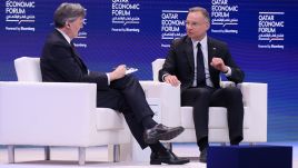 President Andrzej Duda (L). Photo: PAP/Marcin Obara