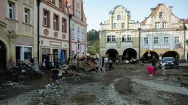 Damage after the flood in the southwestern Polish town of Lądek-Zdrój. Photo: PAP/Krzysztof Cesarz