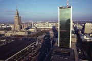 Pictured in 1999 - the building became one of the skyline's dominant features. Photo: Piotr Malecki / Getty Images