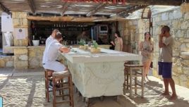 Roman sarcophagus used as a beach bar. Photo by Katerina Kalcheva Petkova via Facebook